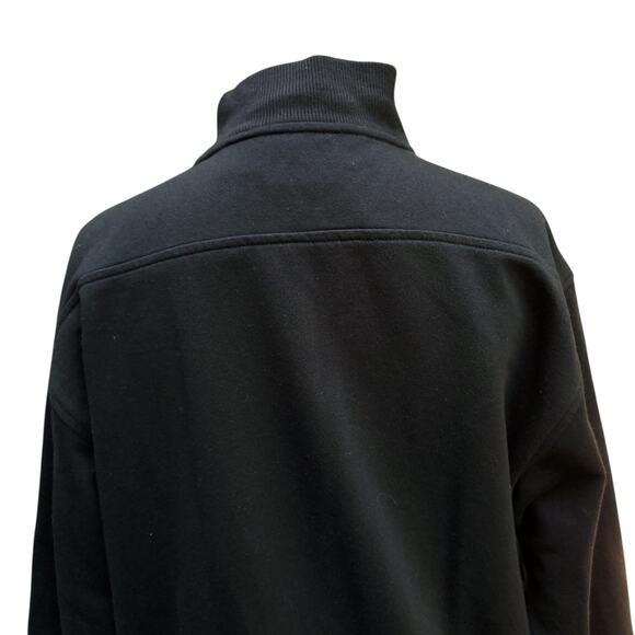 Vintage 90s Mureli Full Zip Sweatshirt Jacket Black White Gold Zebra 1990s Sz M - Picture 9 of 12